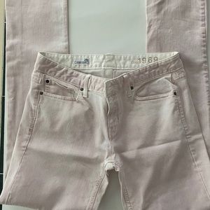 Gap Always Skinny 1969 Vintage pink jeans size 28